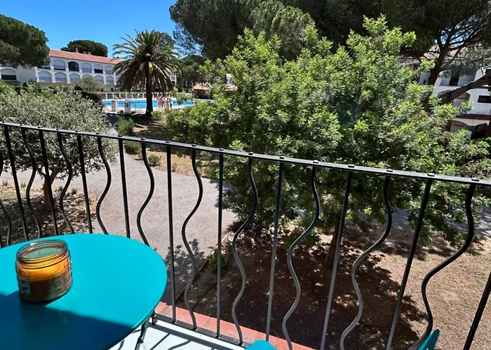 דירה Le Patios , Piscine Terrain Tennis ארגלס-סור-מר